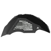 Jeep JL Aluminum "Distressed American Flag" Rear Inner Fenders