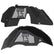 Jeep JL Aluminum "Duck Rated" Front and Rear Inner Fenders