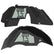 Jeep JL Aluminum "Duck Rated" Front and Rear Inner Fenders