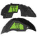 Jeep JL Aluminum "Duck Rated" Front and Rear Inner Fenders