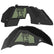 Jeep JL Aluminum "Duck Rated" Front and Rear Inner Fenders