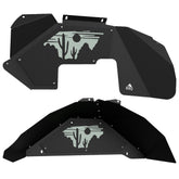 Jeep JK Aluminum "Desert Cactus" Front and Rear Inner Fenders
