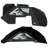 Jeep JK Aluminum "Jurassic" Front and Rear Inner Fenders