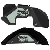 Jeep JK Aluminum "Turtle in Coral" Front and Rear Inner Fenders
