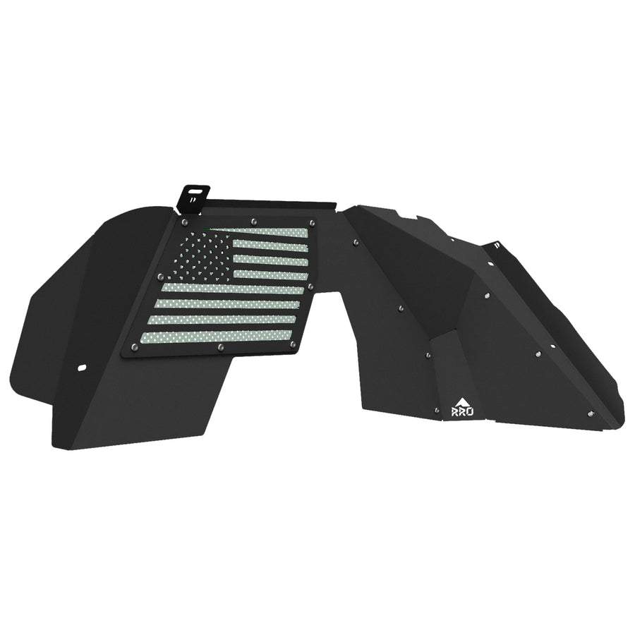 Rock Ready American Flag Inner Fender with Earl Gray Mesh