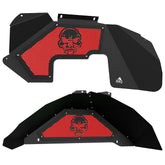 Jeep JK Aluminum "Beast Skull" Front and Rear Inner Fenders