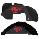 Jeep JK Aluminum "Desert Cactus" Front and Rear Inner Fenders