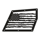 Jeep JL / JT Aluminum "Distressed Flag" Front Inner Fenders