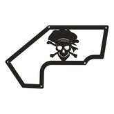 Jeep JK "Pirate Skull and Crossbones" Aluminum Design Plate for Inner Fenders