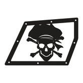 Jeep JL Aluminum "Pirate Skull and Crossbones" Front and Rear Inner Fenders