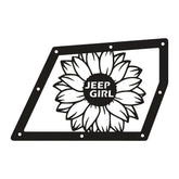 Jeep JL / JT Aluminum "Sunflower Jeep Girl" Front Inner Fenders