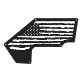 Jeep JK "Distressed American Flag" Aluminum Design Plate for Inner Fenders