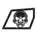 Jeep JL "Skull" Aluminum Design Plate for Inner Fenders