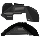 Jeep JK Aluminum "American Flag" Front and Rear Inner Fenders