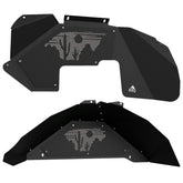 Jeep JK Aluminum "Desert Cactus" Front and Rear Inner Fenders