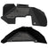 Jeep JK Aluminum "Distressed American Flag" Front and Rear Inner Fenders