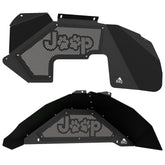 Jeep JK Aluminum "Paw Print Jeep" Front and Rear Inner Fenders