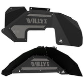 Jeep JK Aluminum "Willys" Front and Rear Inner Fenders