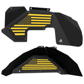Jeep JK Aluminum "American Flag" Front and Rear Inner Fenders
