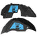 Jeep JL Aluminum "High Five" Front and Rear Inner Fenders