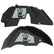 Jeep JL Aluminum "High Five" Front and Rear Inner Fenders