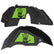 Jeep JL Aluminum "High Five" Front and Rear Inner Fenders