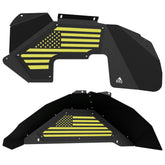 Jeep JK Aluminum "American Flag" Front and Rear Inner Fenders