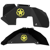 Jeep JK Aluminum "Jeep Star" Front and Rear Inner Fenders