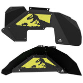 Jeep JK Aluminum "Jurassic" Front and Rear Inner Fenders