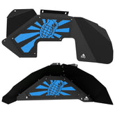 Jeep JK Aluminum "Grenade" Front and Rear Inner Fenders
