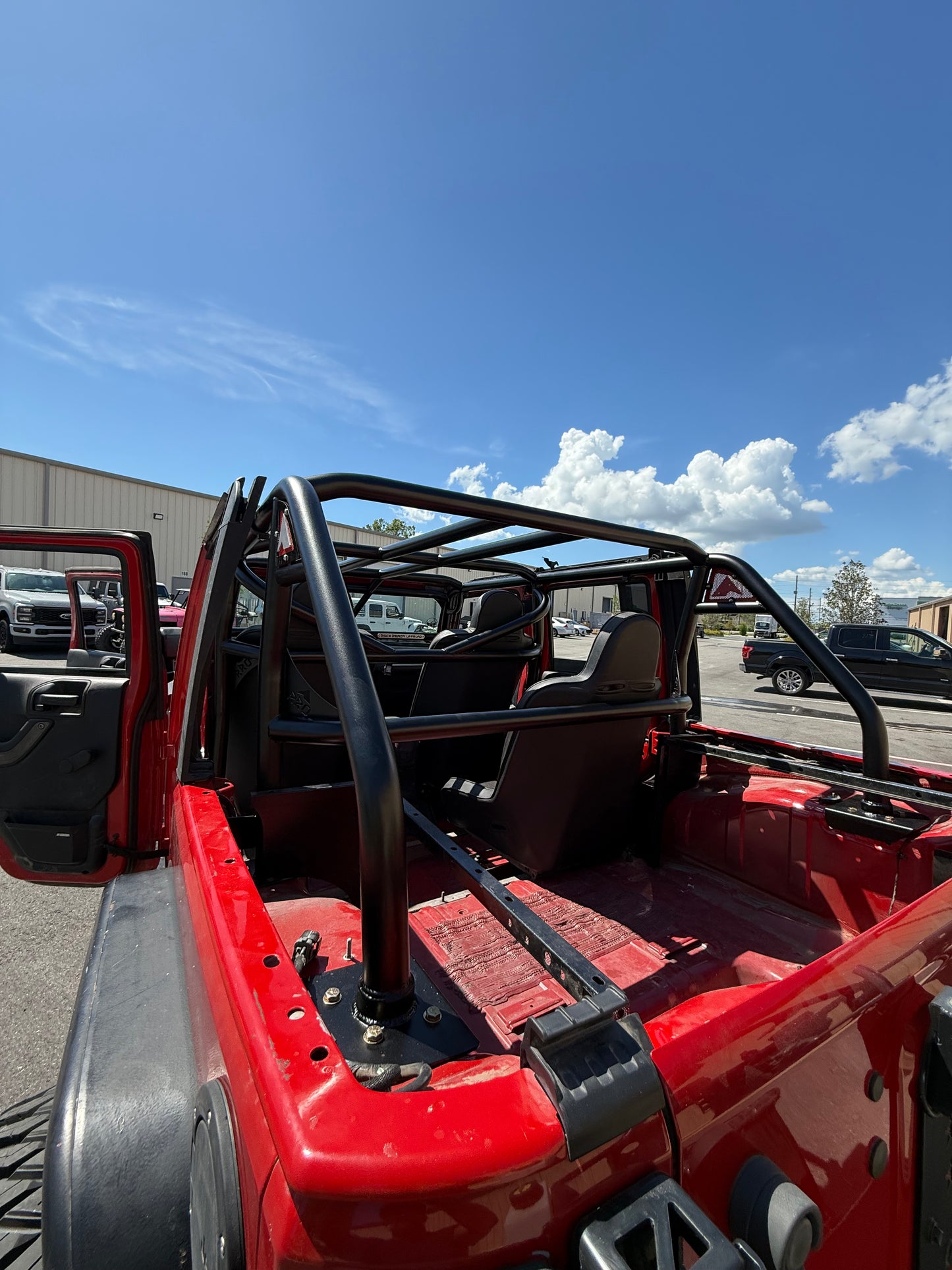 Custom Built Jeep Roll Cage - Frame Mounted