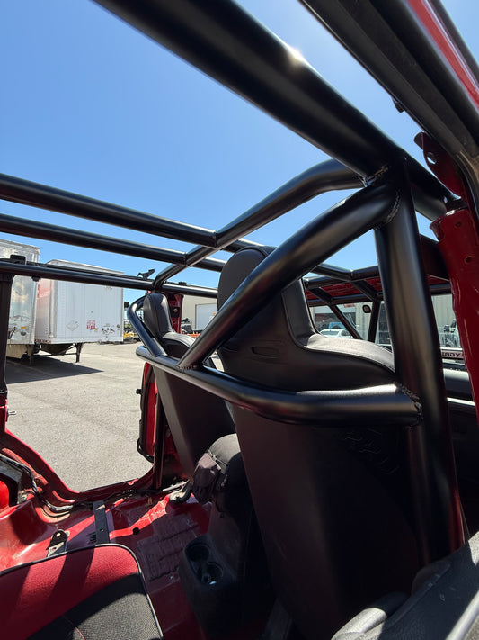 Custom Built Jeep Roll Cage - Frame Mounted