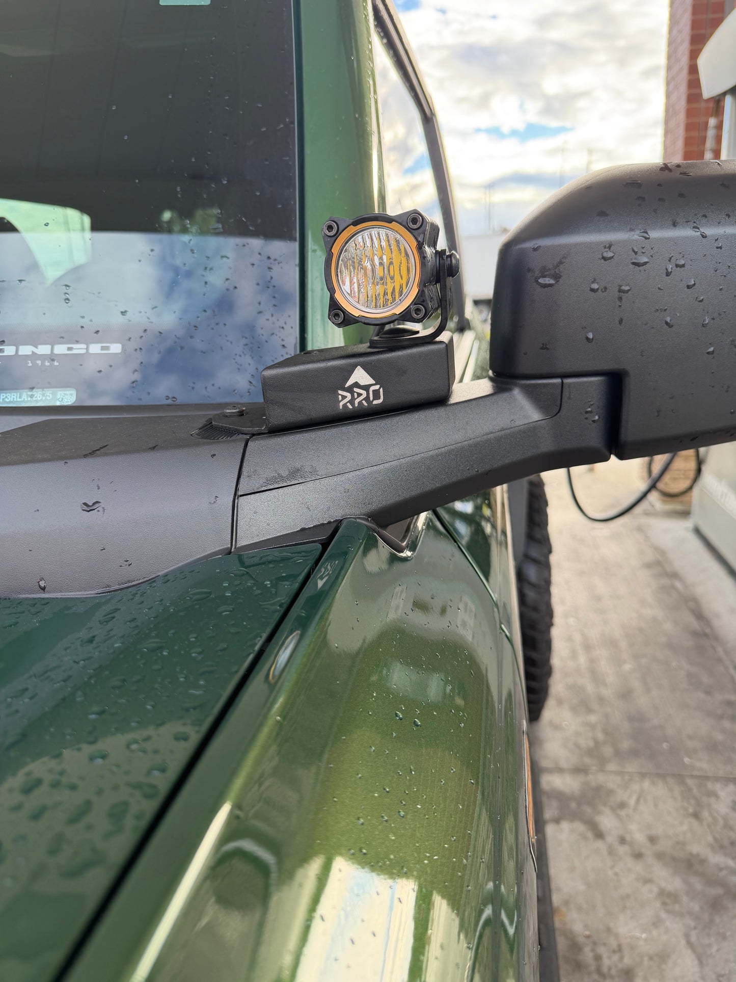 Auxiliary Cowl Light Mounts for Ford Bronco 6th Gen