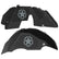 Jeep JL Aluminum "Jeep Star" Front and Rear Inner Fenders
