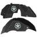 Jeep JL Aluminum "Jeep Star" Front and Rear Inner Fenders