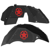 Jeep JL Aluminum "Jeep Star" Front and Rear Inner Fenders