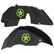 Jeep JL Aluminum "Jeep Star" Front and Rear Inner Fenders