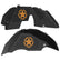 Jeep JL Aluminum "Jeep Star" Front and Rear Inner Fenders