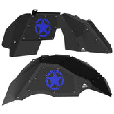Jeep JL Aluminum "Jeep Star" Front and Rear Inner Fenders