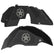 Jeep JL Aluminum "Jeep Star" Front and Rear Inner Fenders