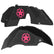 Jeep JL Aluminum "Jeep Star" Front and Rear Inner Fenders