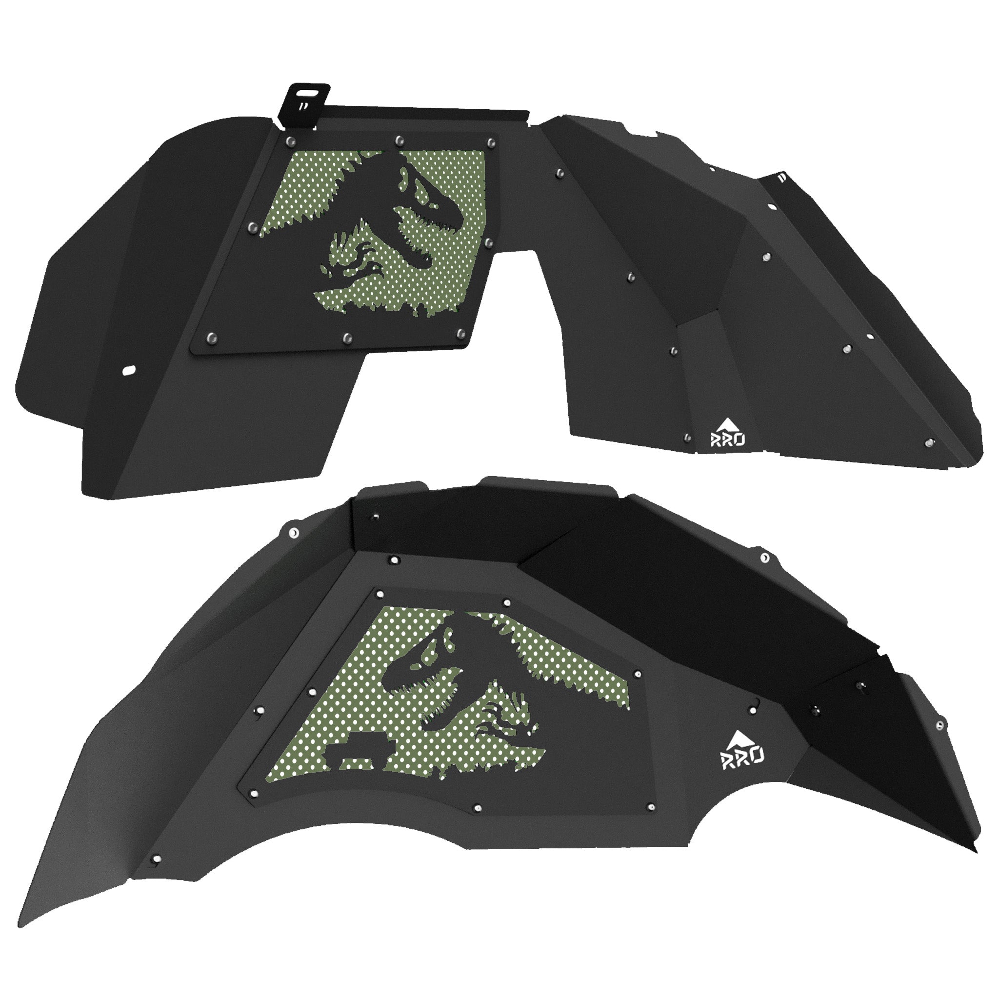 Jurassic Edition Jeep Inner Fenders | Premium Aluminum Armor – Rock ...