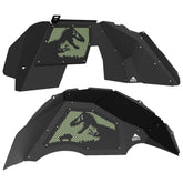Jeep JL Aluminum "Jurrasic" Front and Rear Inner Fenders