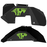 Jeep JK Aluminum "Desert Cactus" Front and Rear Inner Fenders