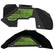 Jeep JK Aluminum "Distressed American Flag" Front and Rear Inner Fenders