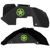 Jeep JK Aluminum "Jeep Star" Front and Rear Inner Fenders