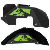 Jeep JK Aluminum "Jurassic" Front and Rear Inner Fenders