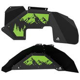Jeep JK Aluminum "Ridgeline" Front and Rear Inner Fenders