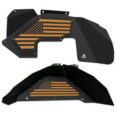 Jeep JK Aluminum "American Flag" Front and Rear Inner Fenders