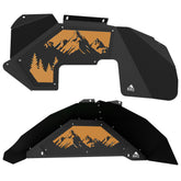 Jeep JK Aluminum "Ridgeline" Front and Rear Inner Fenders